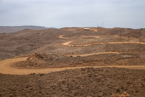 The endless bends of the road from Porto Novo to Tarrafal, Cabo Verde