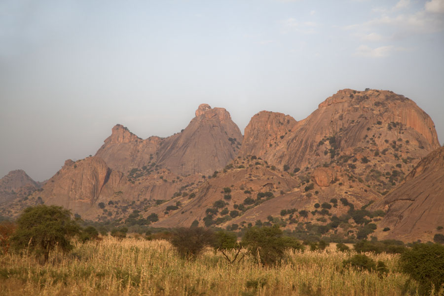 Range of rocky mountains at Ab Touyour | Ab Touyour | Chad