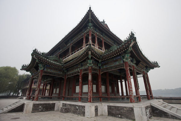 Pavilion of Bright Scenery on the West Causeway, Summer Palace, China