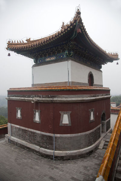 Tibetan-style temple resembling the Samye Monastery, part of the Four Regions complex on the Back Hill, Summer Palace, China