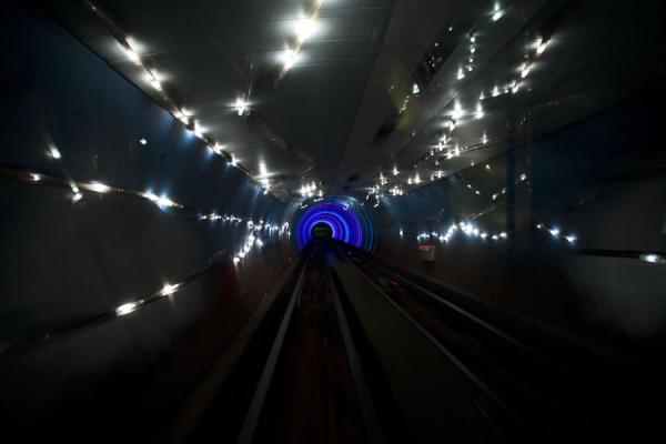 Picture of Light effects in the Bund Sightseeing TunnelShanghai - China