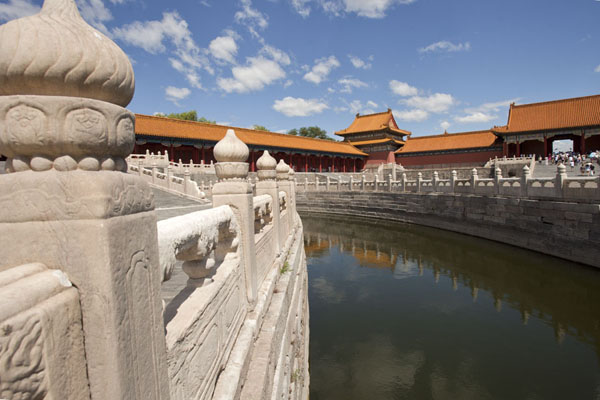 The Golden Stream runs through the courtyard of the Gate of Supreme Harmony | Verboden Stad | China