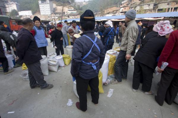 Gedong market: the rice market | MarchÃ© de Gedong | Chine