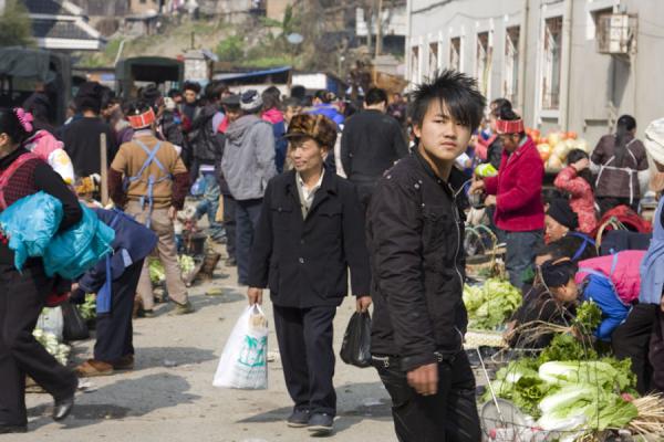 Part of the market of Gedong | MarchÃ© de Gedong | Chine