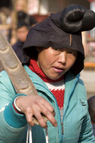 Woman at Gedong market | MarchÃ© de Gedong | Chine