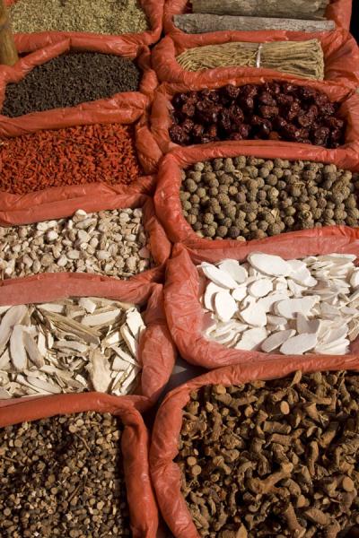 Close-up of wares for sale at Gedong market | MarchÃ© de Gedong | Chine