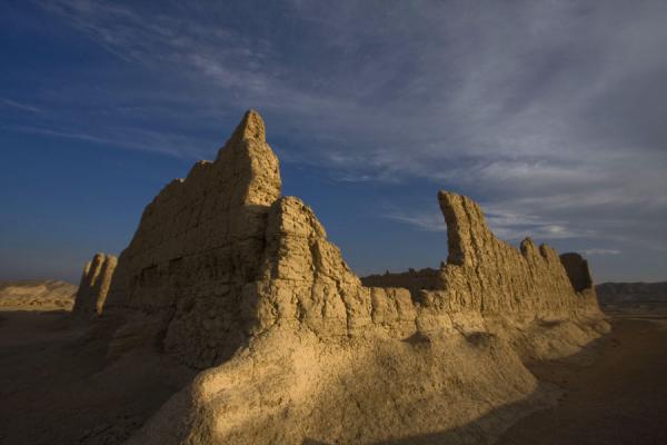 Remains of one of the temples of the Jiaohe Ruins | Ruinas de Jiaohe | China