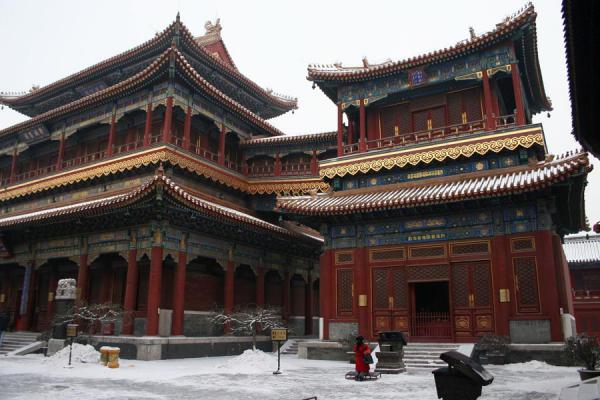 One of the halls from outside, China