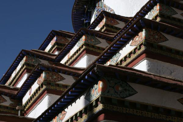 Photo de Close-up of largest stupa of Tibet, Gyantse KumbumGyangzÃª - Chine