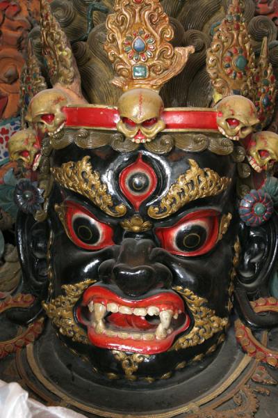 Photo de One of the scary protector deities of Gyantse KumbumGyangzÃª - Chine