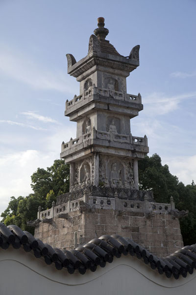 Duobao pagoda with Buddhist inscriptions on all sides | Putuoshan | China