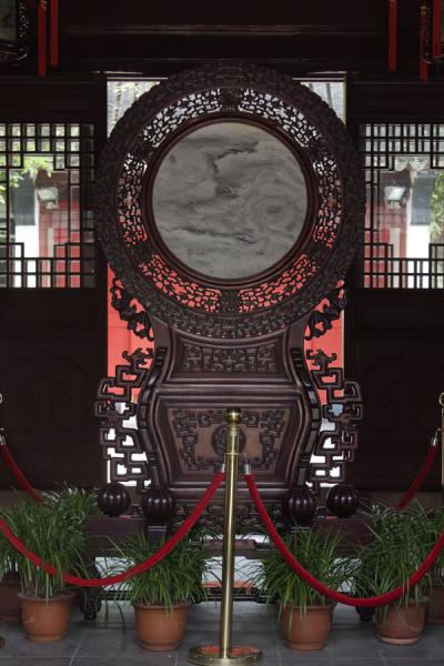 Interior of the Etiquette Gate, which students pass on the way to the Ming Lun study hall, Confucian Temple, China