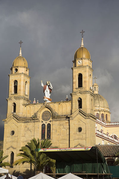 Church of Aquitania near Lake Tota, Colombia