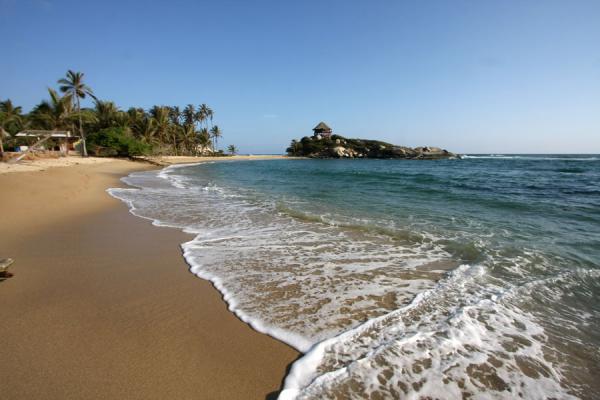 Morning at the beach of Cabo San Juan de la Guía, Colombia