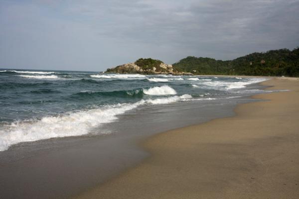 Arrecifes beach in Parque Tayrona, Colombia