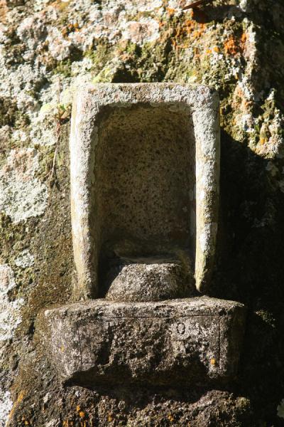 Detail of ancient Tayrona cove, Colombia