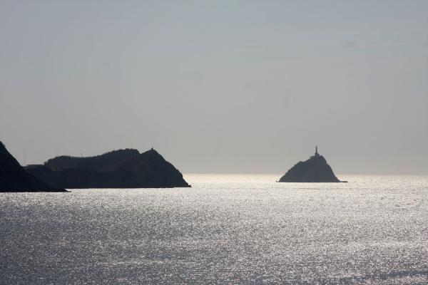 Coastline and island near Taganga, Colombia