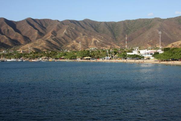 Taganga, beach and mountains, Colombia