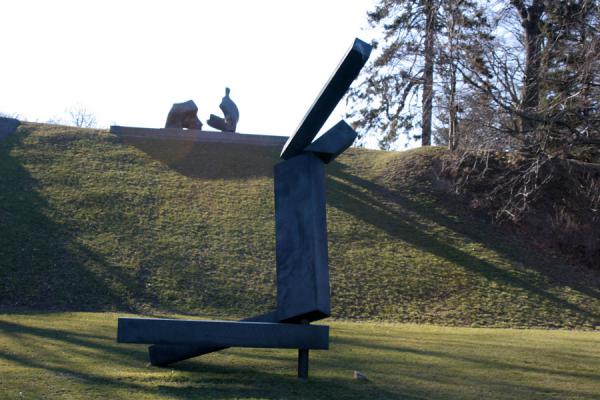 Central sculpture in Louisiana | Louisiana Museum of Modern Art | Denmark