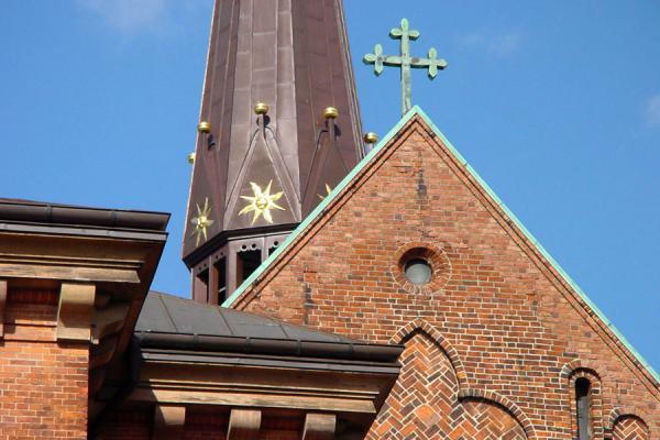Detail of Roskilde's cathedral, Denmark