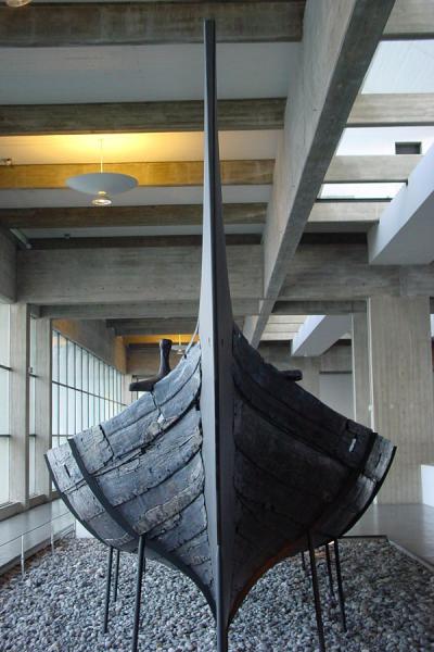 Viking ship in Vikingship museum, Denmark