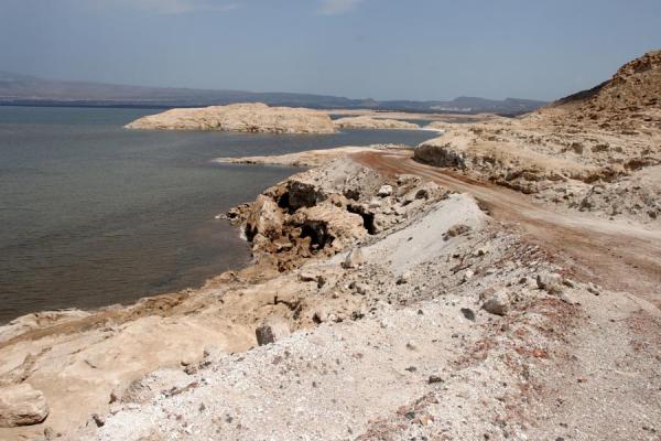 The road out of Lac Assal, Lac Assal, Djibouti