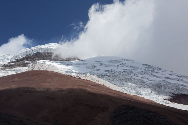 Glacier covering the volcanic cone of Cotopaxi | Cotopaxi | Ecuador