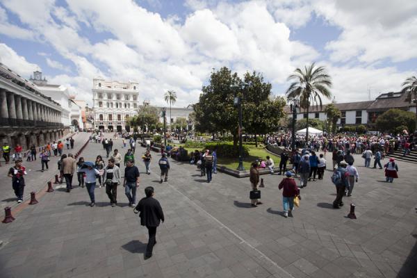 Foto di The Plaza Grande, or Plaza de la Independencia, is the heart of the old historic city of QuitoRoma - Italia