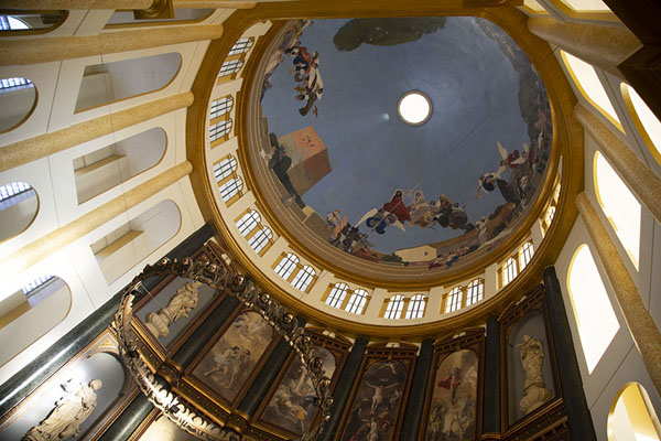 Foto van El Salvador (View of the cupola of the cathedral of San Salvador)