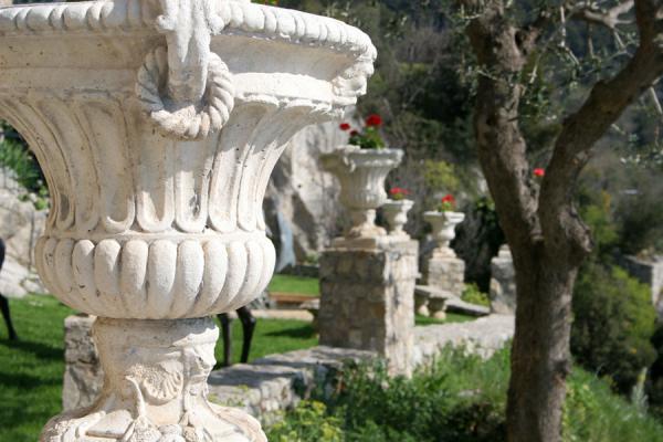 Some of the many flower pots decorating the gardens | Eze | la France