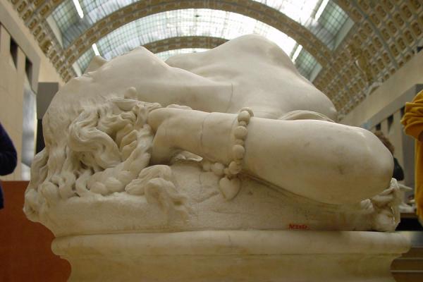 Picture of One of the many sculptures in the main hallParis - France