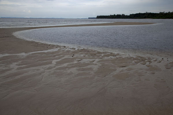 Picture of Sand bank exposed by the low tideLibreville - Gabon