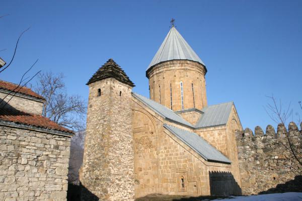 Main tower of Ananuri church | Ananuri castle | Georgia