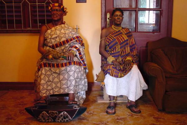 A former King and his wife, Ghana