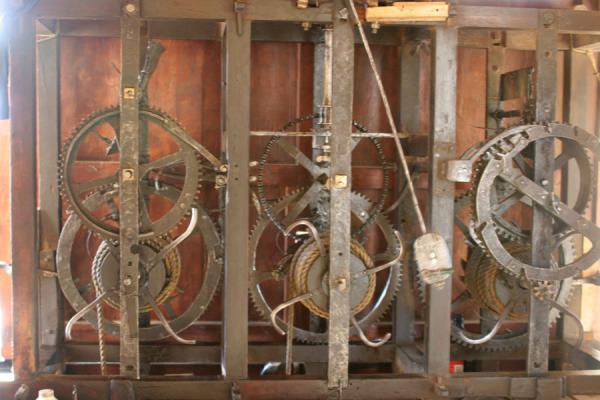 Inside of the Reloj Arabe, the Arab Clock in Comayagua | Comayagua | Honduras