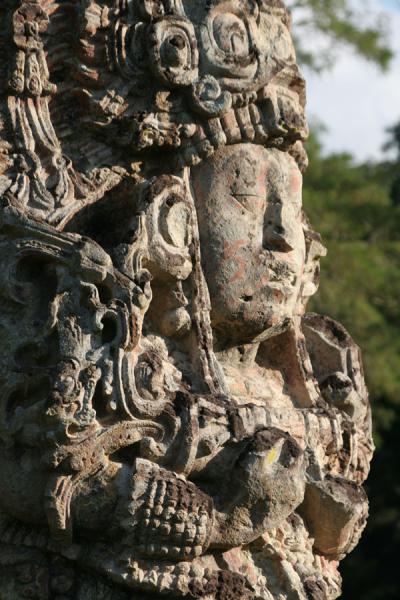 Detail of Stela H, Copán, Copán, Honduras