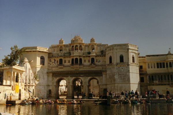 People washing in the waters of Udaipur | Udaipur | India