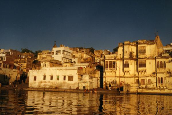 Udaipur reflected in the surrounding water | Udaipur | India