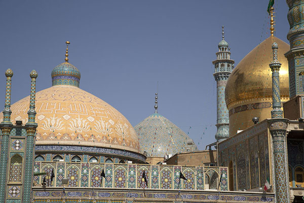 View of some of the domes of the mausoleum | Hazrat-e Masumeh | Iran