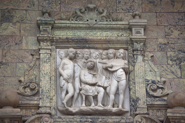 Detail of the facade of the Green Palace | Sa'd Abad Museum Complex | IrÃ¡n