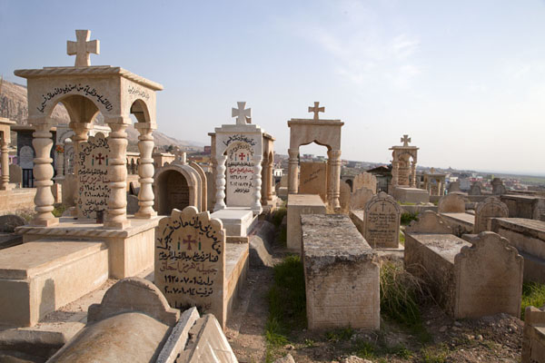 Some of the tombs at the cemetery in Al Qosh village | Al Qosh | Iraq