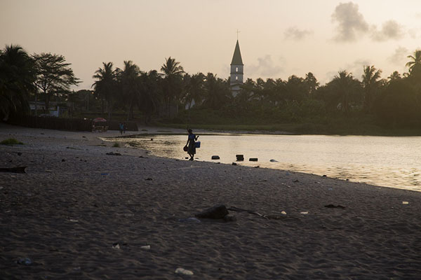The inner lake of Jacqueville at sunset | Jacqueville | Costa Marfil