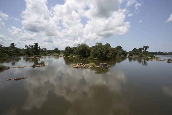 View of the landscape in the Sassadra river seen from the bridge | Pont Weygand | Ivoorkust