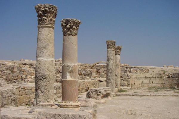 The remains of a Byzantine church, Amman citadel, Jordan