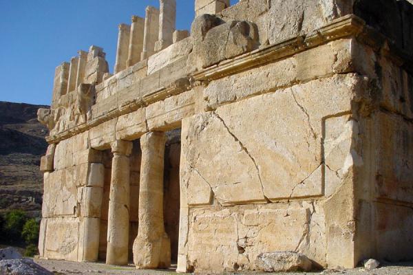 The southern side of Qasr al-Abd, Wadi Seer, Jordan