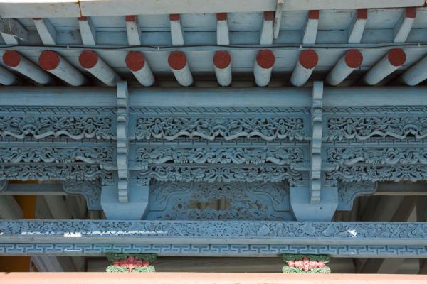 Detail of the roof of the mosque of Karakol, Kyrgyzstan