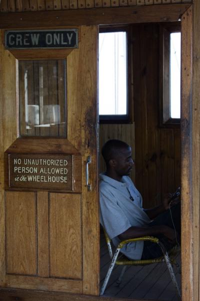 The wheelhouse of the MV Ilala | Ilala Ferry | Malawi
