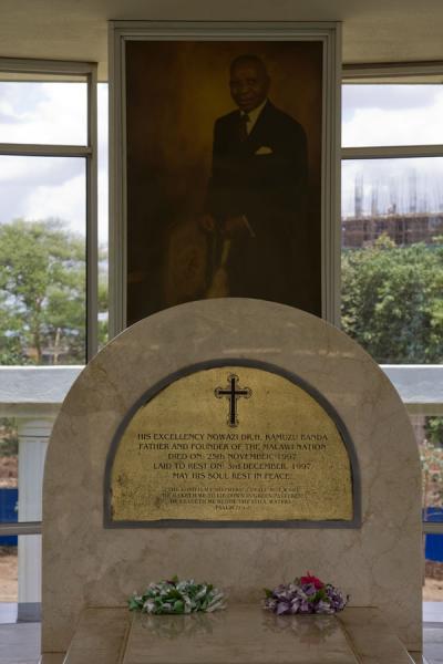 Inside view of the mausoleum, Kamuzu Banda Mausoleum, Malawi