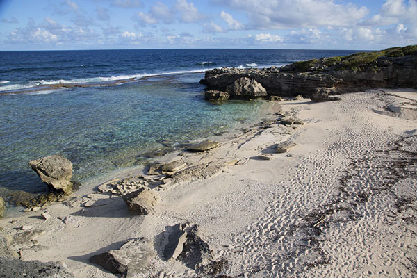 Grande Anse beach, deserted in the afternoon, Rodrigues beaches, Mauritius