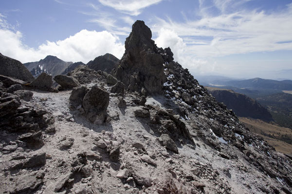 Picture of Mexico (View of the rocky formations on the northern section of the crater rim of the Nevado de Toluca)